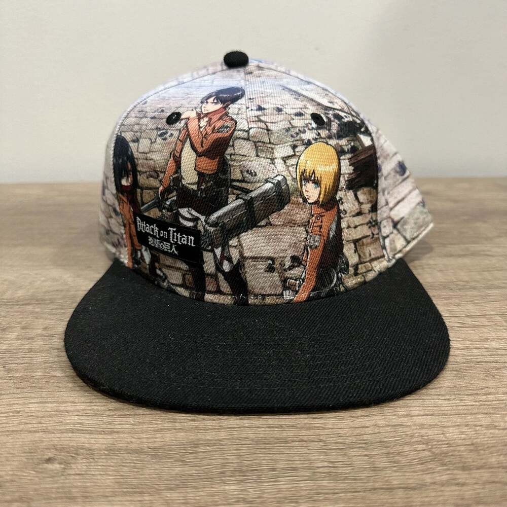 Attack on Titan Anime Snapback Hat One Size Fits Most